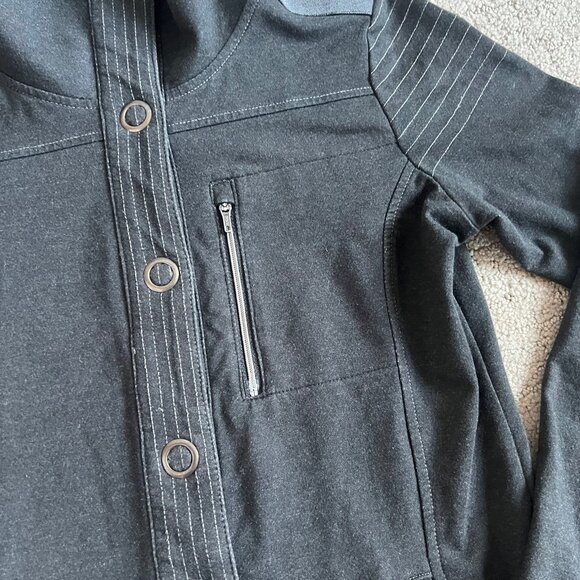 Kuhl Women’s Krush Jacket Sz XS Funnel Neck Charcoal Outdoors Hiking GUC - Picture 4 of 11